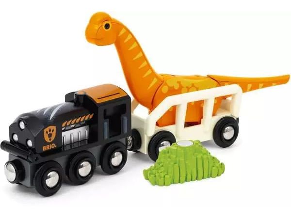 BRIO BRIO World Dinosaur Circle Set Dinosaurier-Zugset aus 12 Teilen