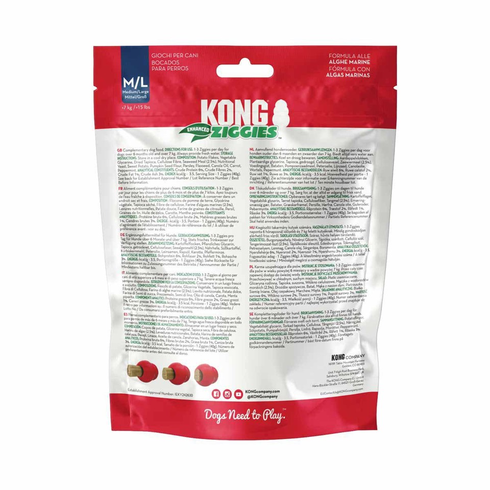 KONG -Ziggies Enhanced M/L 227G