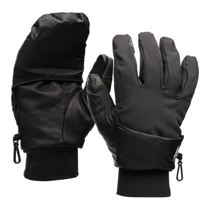 Black Diamond Unisex Handsker Wind Hood Softshell Sort