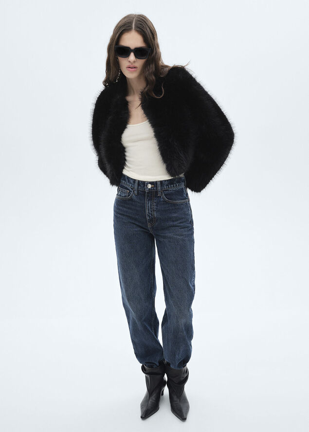 MANGO JACKET. -- BOLETA Black