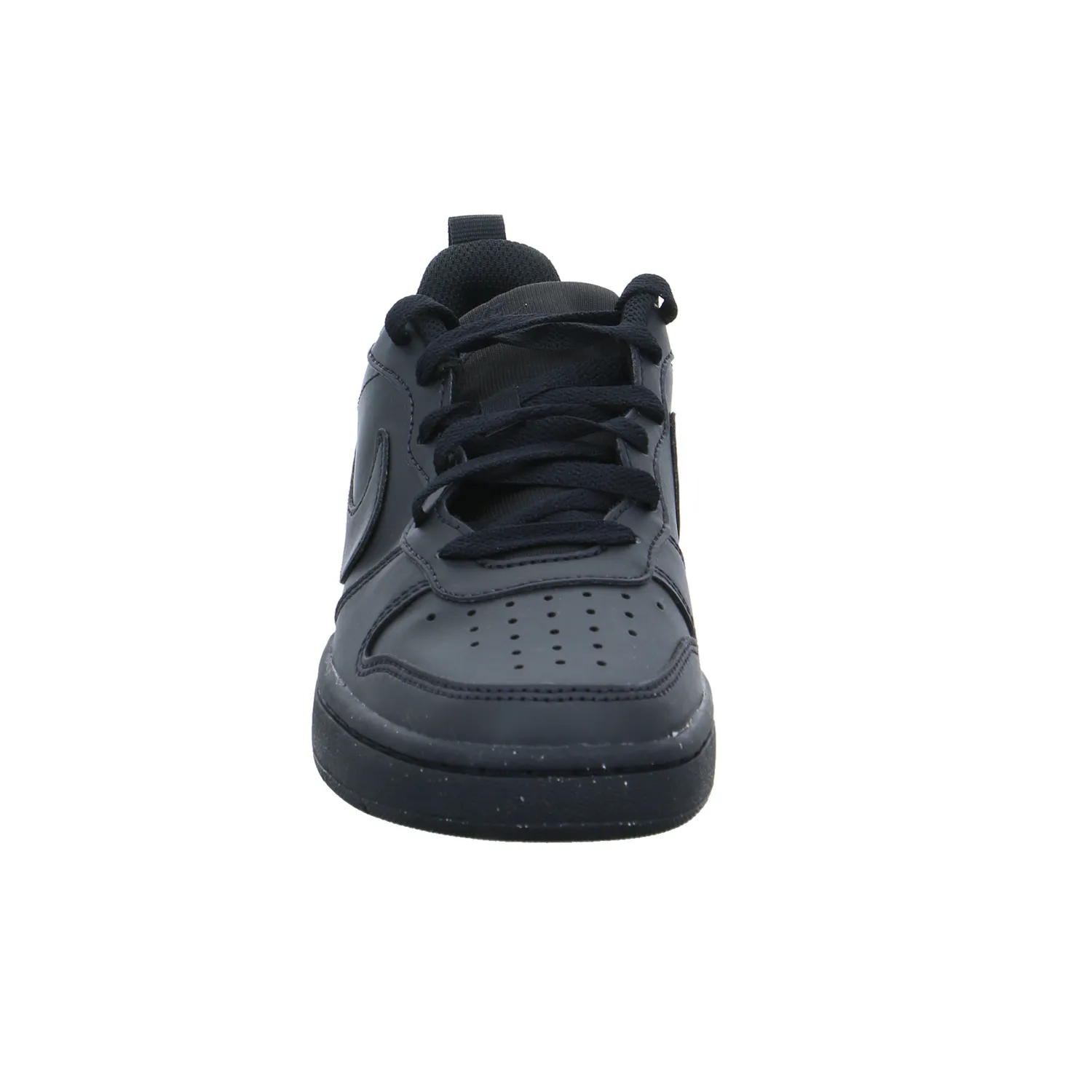 NIKE Kinder Sportschuh Schwarz Lederimitat