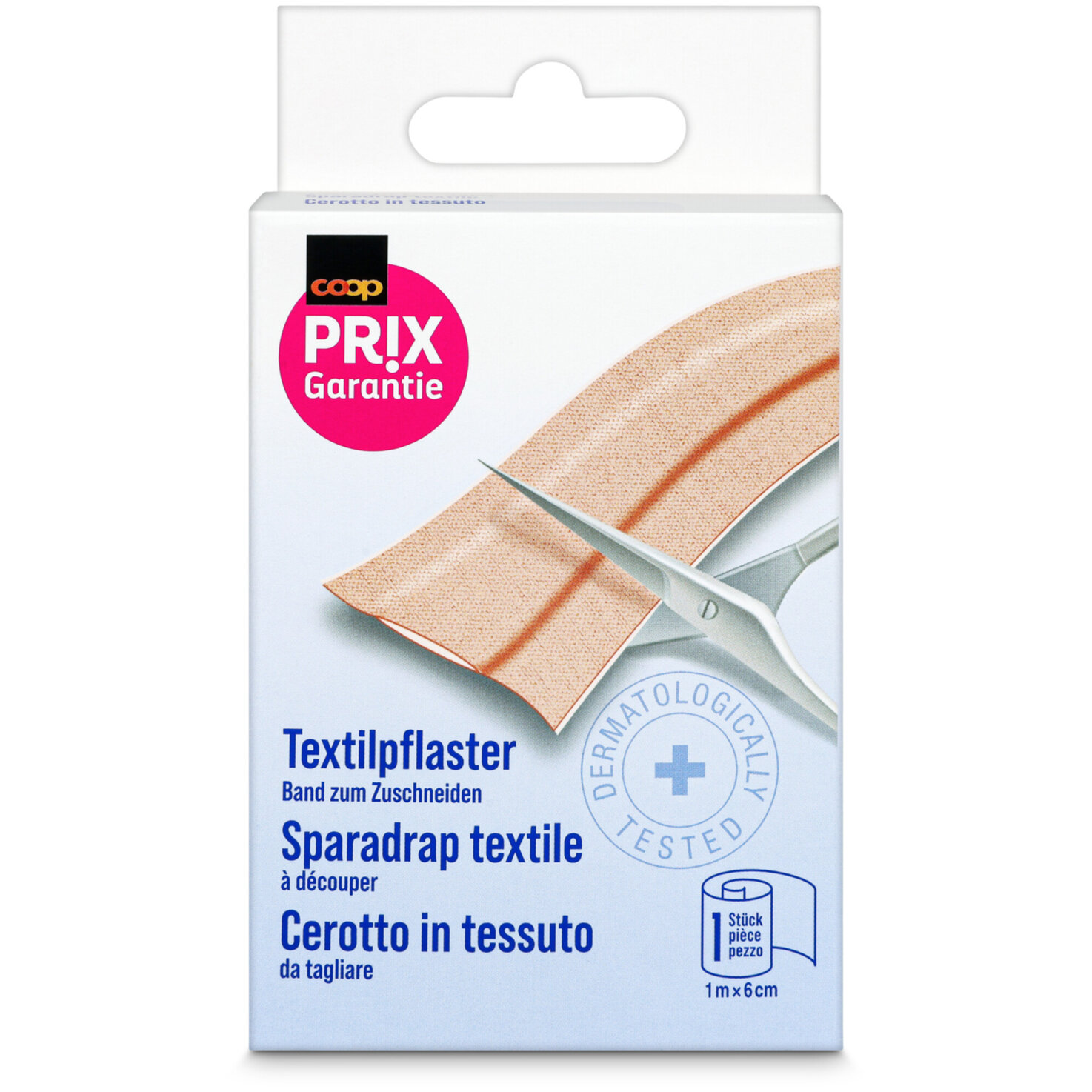 Prix Garantie Textilpflaster 1mx6cm