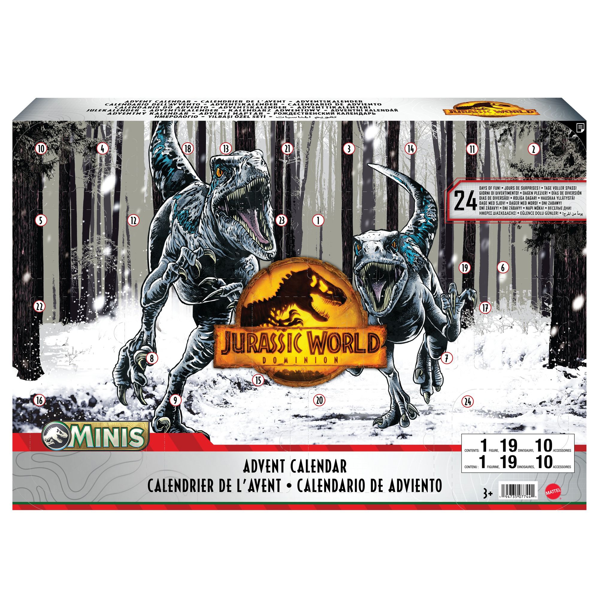 Jurassic World adventskalender 2022 utgave