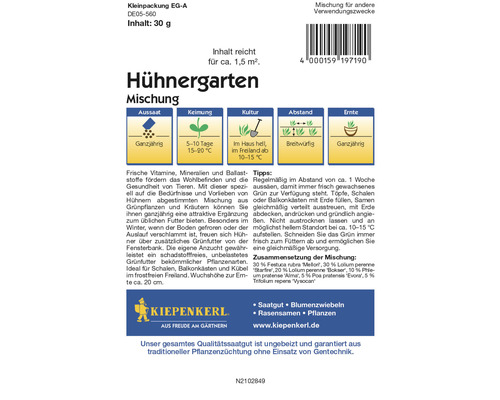 Kiepenkerl weide 'Chicken Garden Mix'