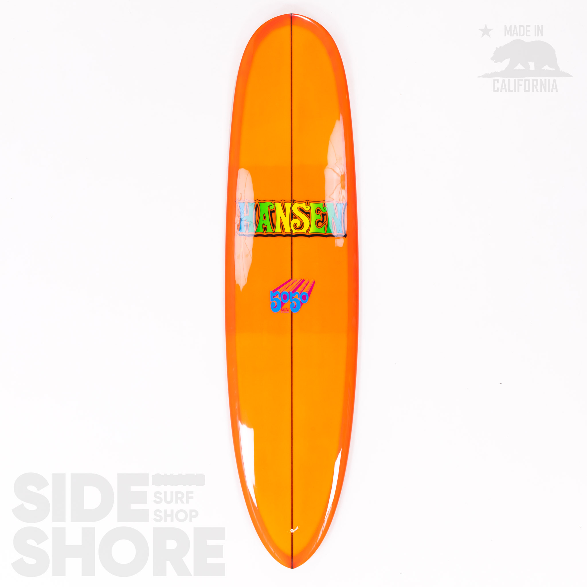 Hansen Surfboards 50-50 Mini - Tint Orange   Polish - 7'8 x 22 1/2