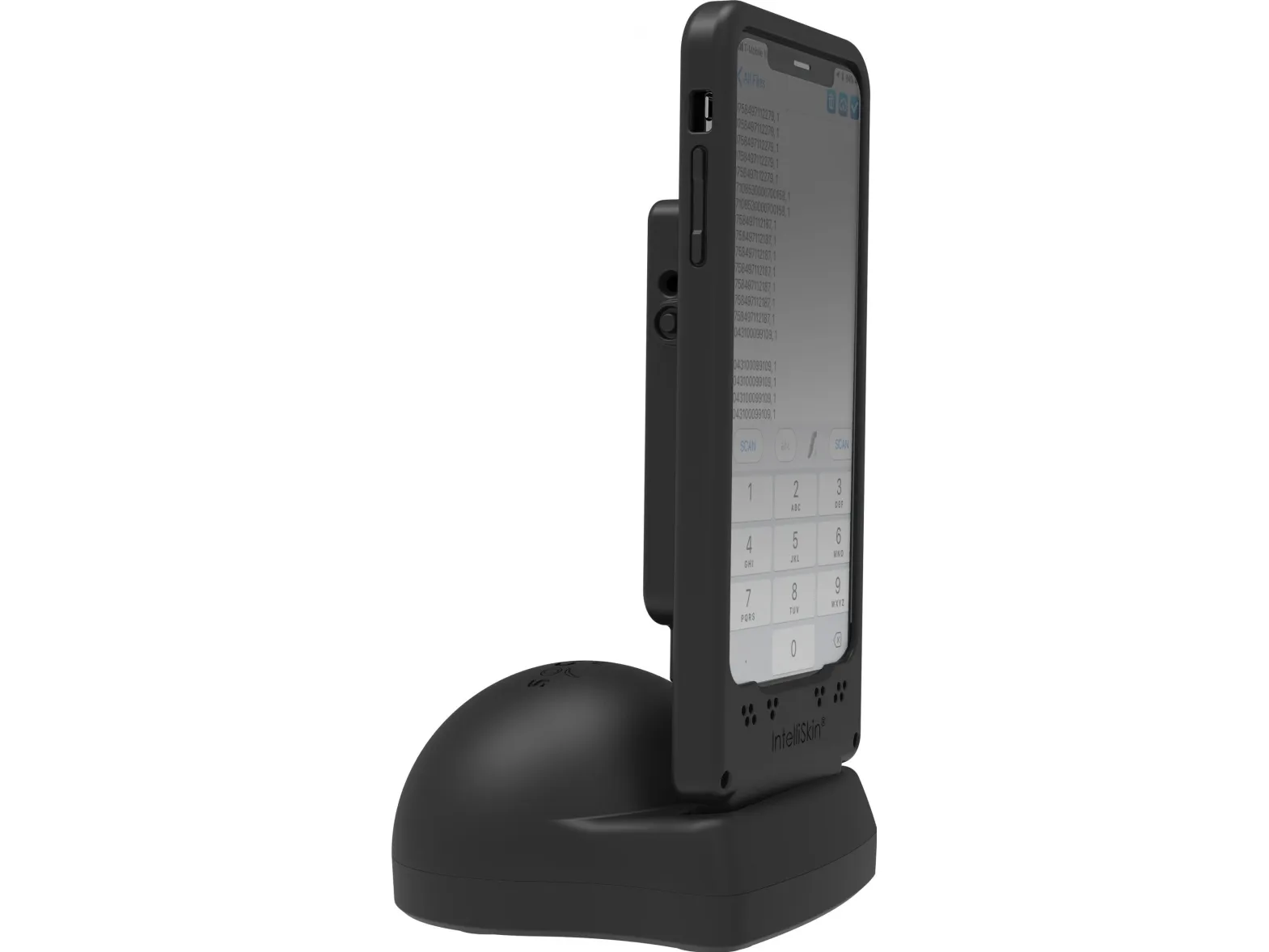 DuraSled DS800 - Med opladningsdock - stregkodescanner - kompagnon - lineær imager - afkodet - Bluetooth 2.1 EDR