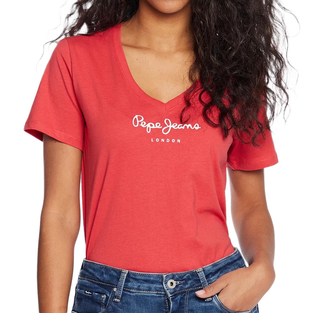 Pepe jeans T-shirt Rouge Femme Pepe jeans Wendy V