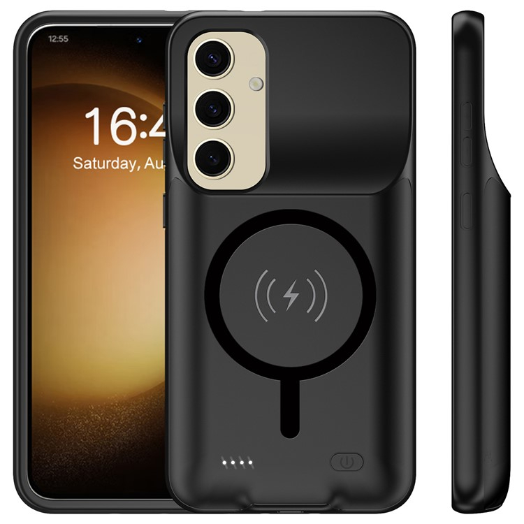 Samsung Galaxy S24 Backpack Akku Case Schutzhülle MagSafe-Modul (10000mAh) - Schwarz