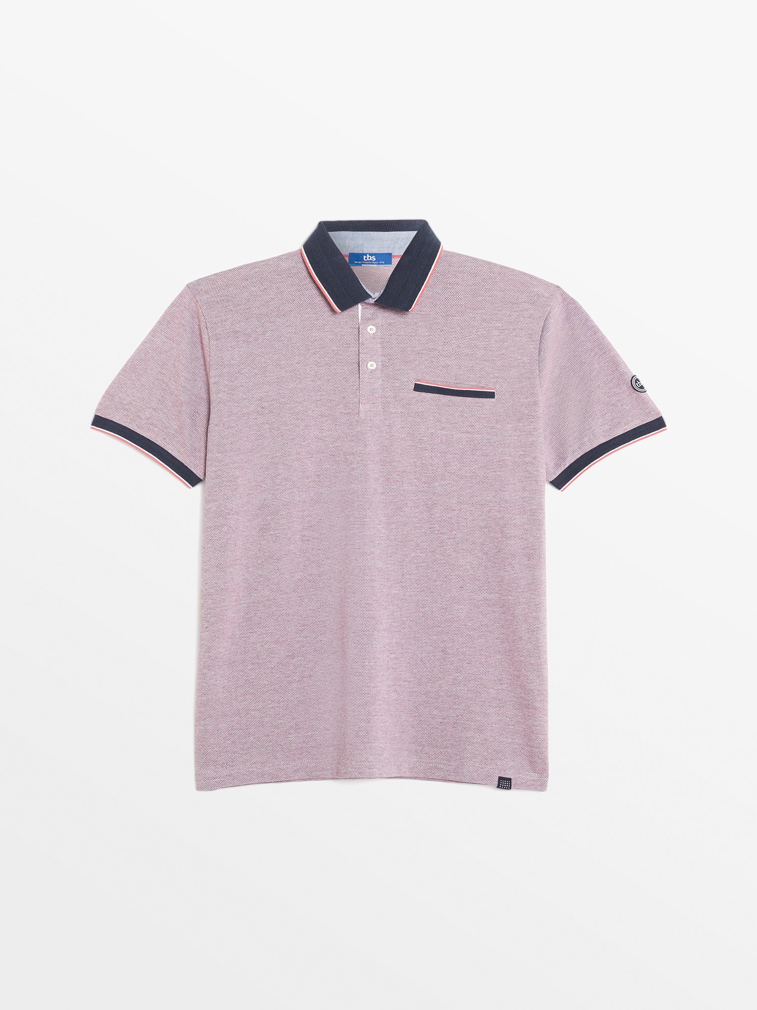 Polo Homme Manches Courtes Marine
