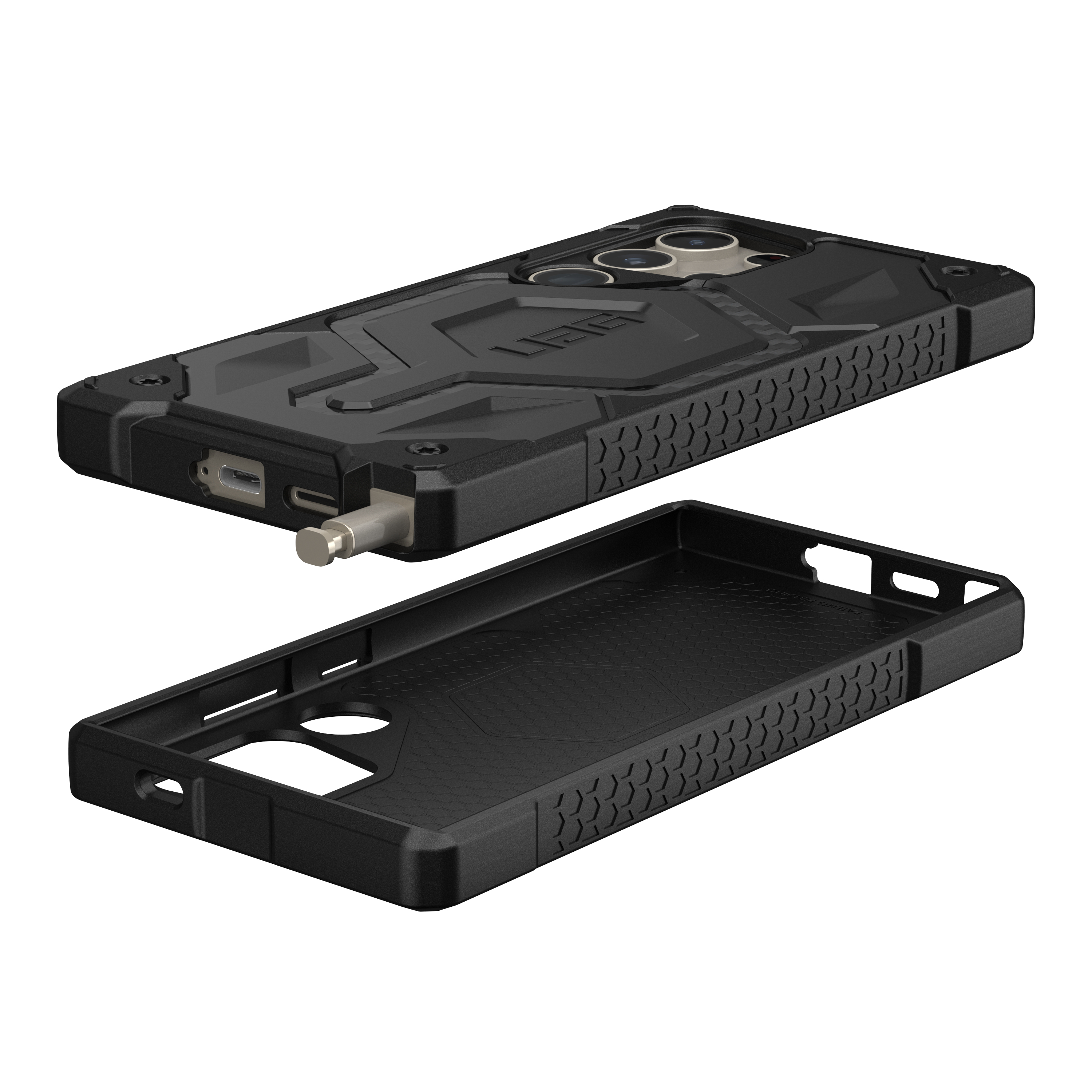 Samsung Galaxy S24 Ultra Schutzhülle Monarch Pro MagSafe-Modul (214416114242) - Carbon Fiber