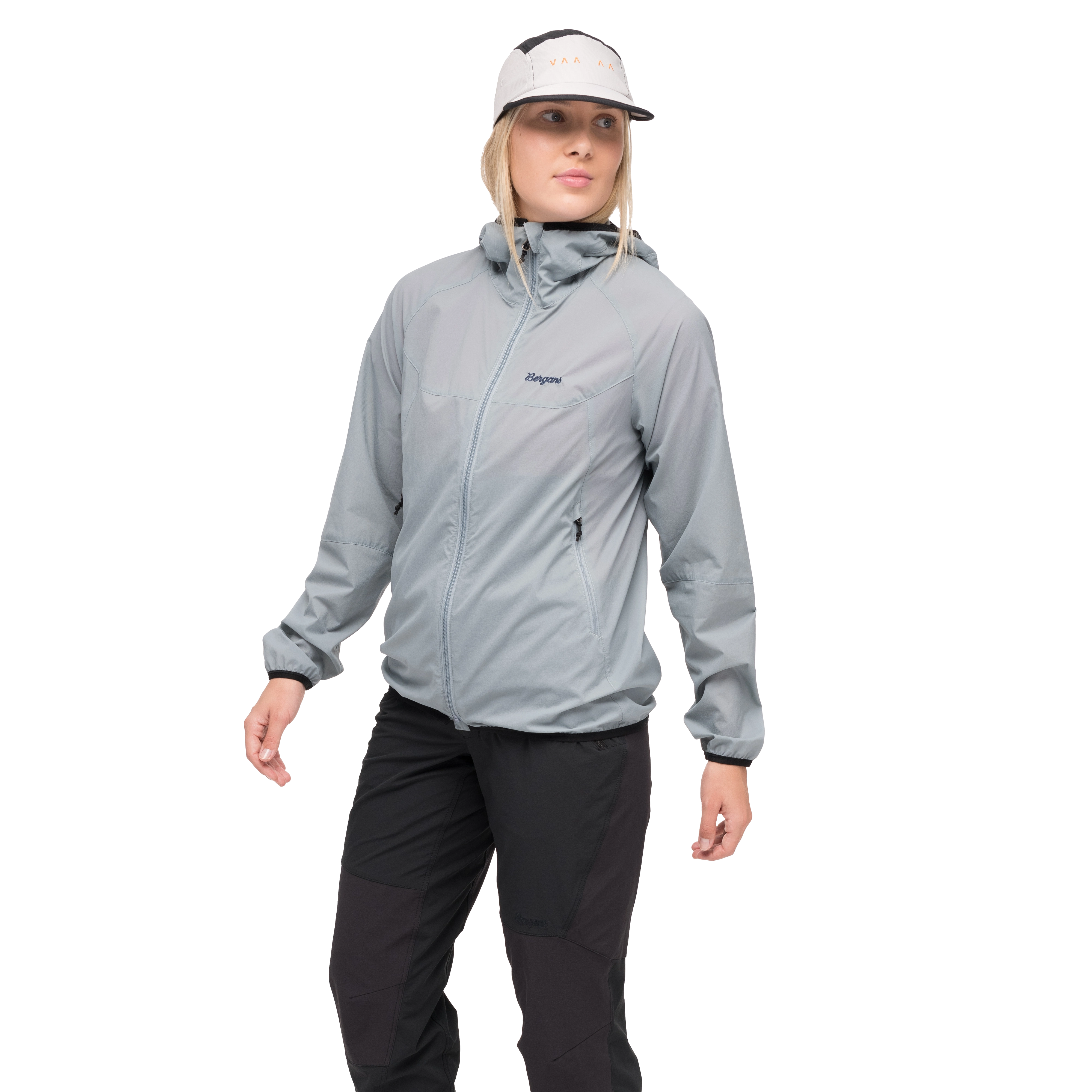 Vaagaa Windbreaker Jacket Women Husky Blue