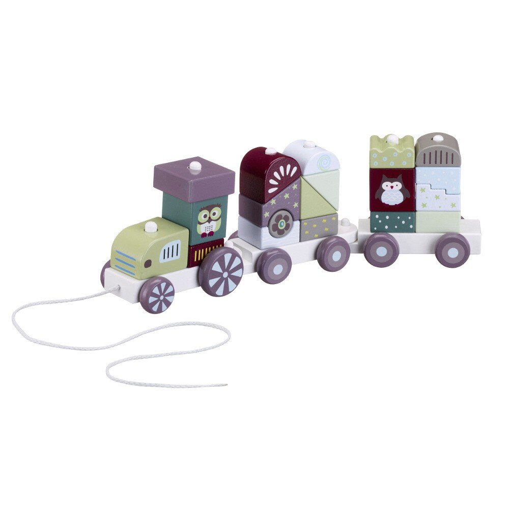 Kids Concept Kids Concept 412568 Zug mit Holzklötzen Pumpkin