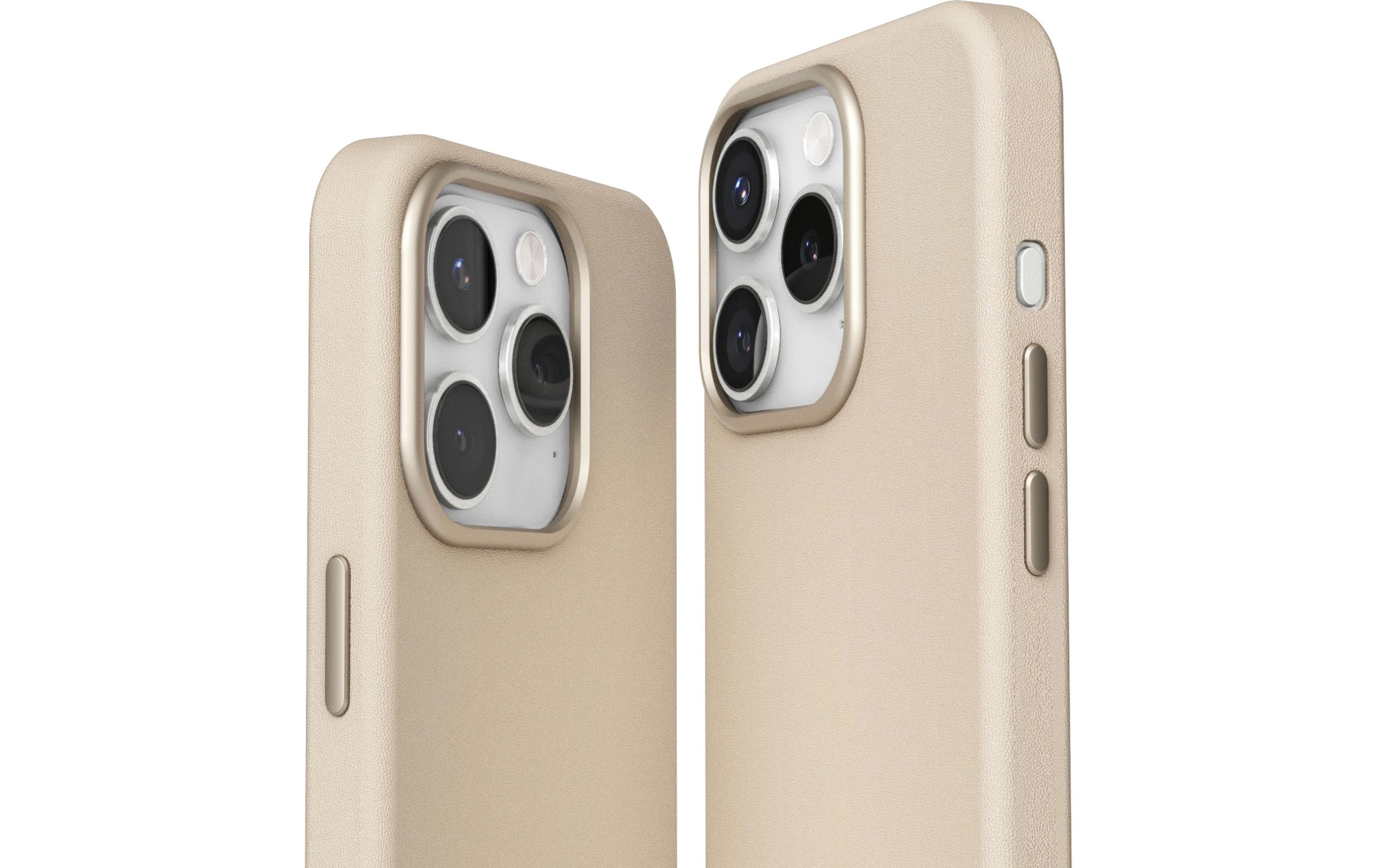 Back Cover Like Leather iPhone 16 Pro Max BeigeLeather Backcover für das Apple iPhone 16 Pro Max