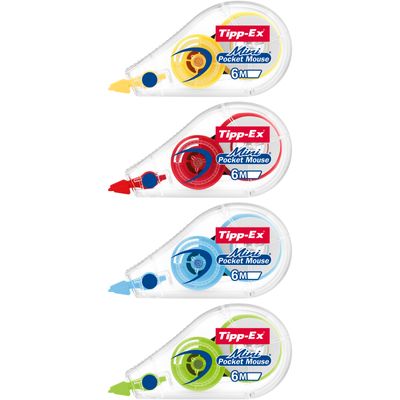 Tipp Ex - Correcteur - Mini Pocket Mouse Fashion - 5mm x 6m