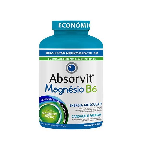 Farmodietica Absorvit Magnésio   B6 180 Comprimidos