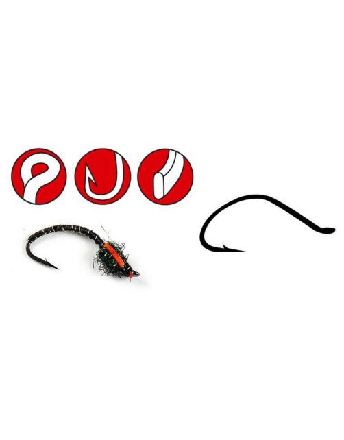 Spro F22 Hooks Black #10 - Vishaak -