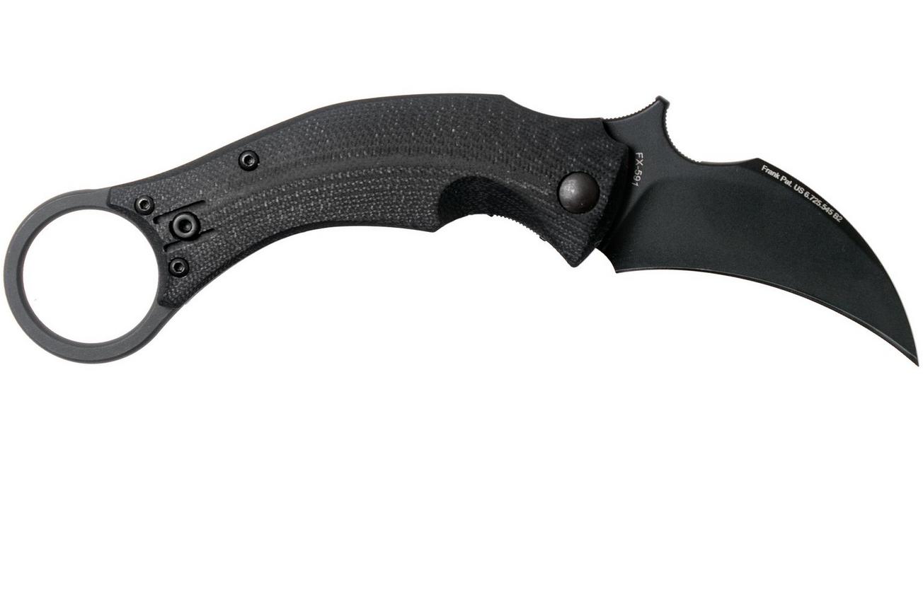 Fox Black Bird Bastinelli FX-591 Black karambit