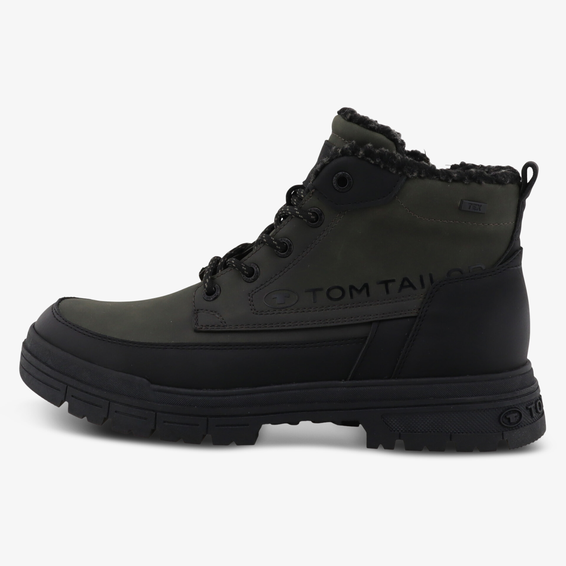 TOM TAILOR Herren Schnürboots grün