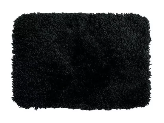 Tapis de bain Microfibre HIGHLAND 80x150cm Noir Spirella