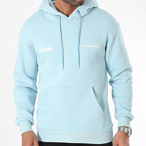 Sweat Capuche Bleu Clair