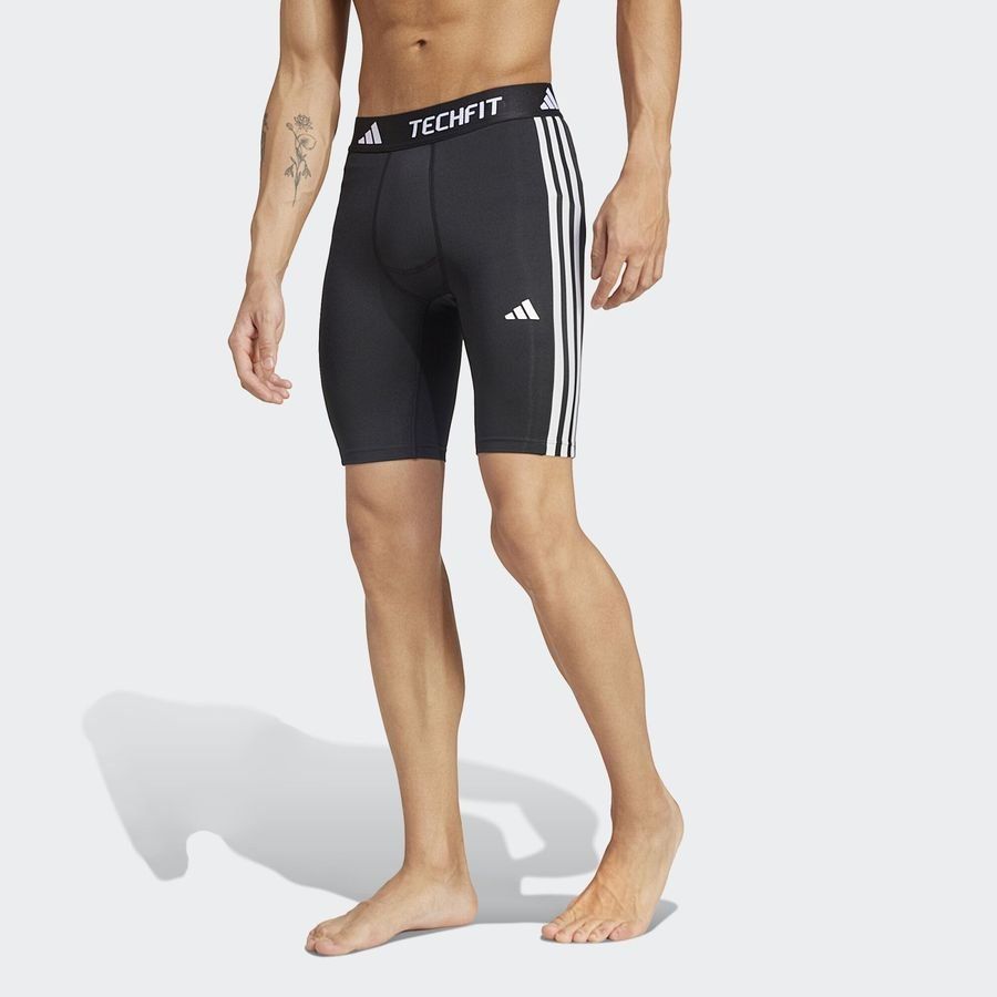 Adidas TECHFIT Compression Training 3-Stripes Short Tights