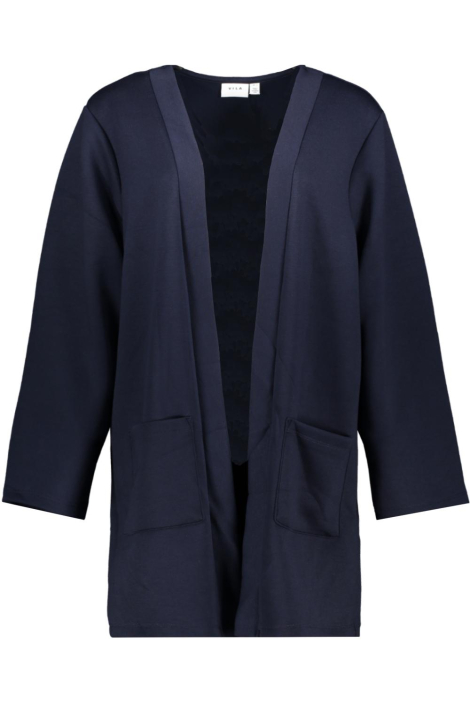 Vila blauwe dames vest
