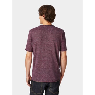 Herren-Strickshirt, Rotmelange