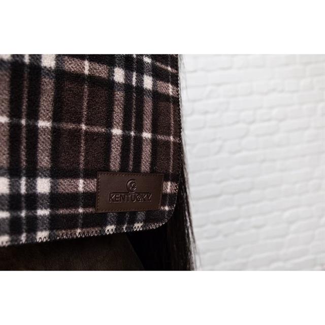 Zweetdeken Kentucky Heavy Fleece Square Bruin-mix