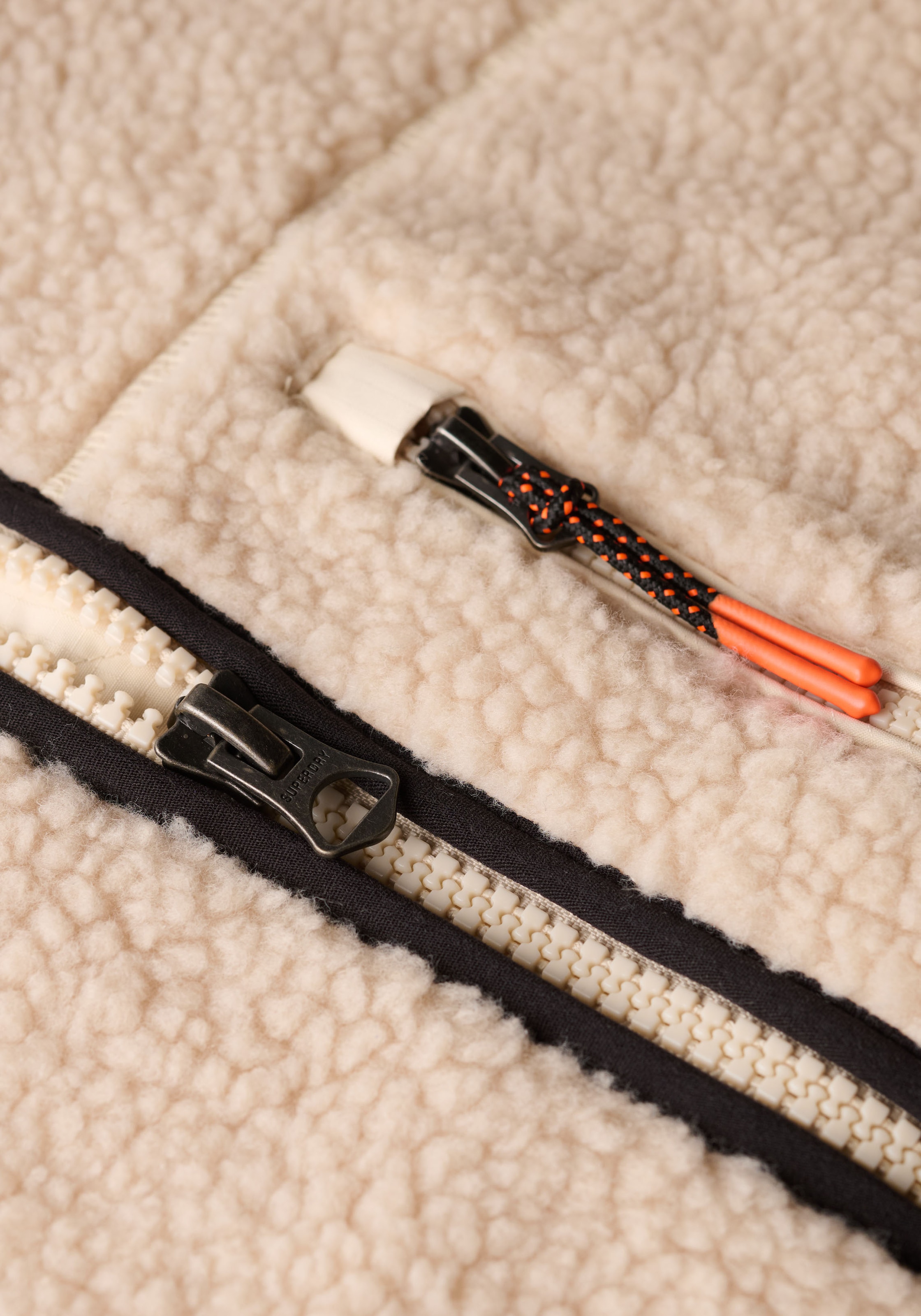 Superdry Fleecejacke »OUTDOOR FULL ZIP FLEECE« ohne Kapuze