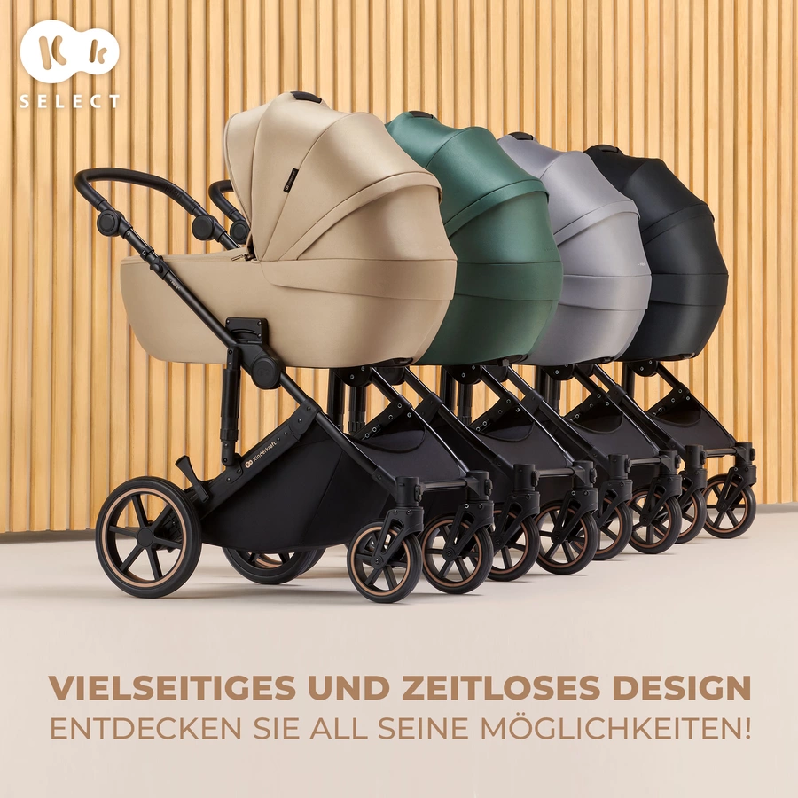 Kinderkraft Kombikinderwagen PRIME 2 2 in 1 Dark Green