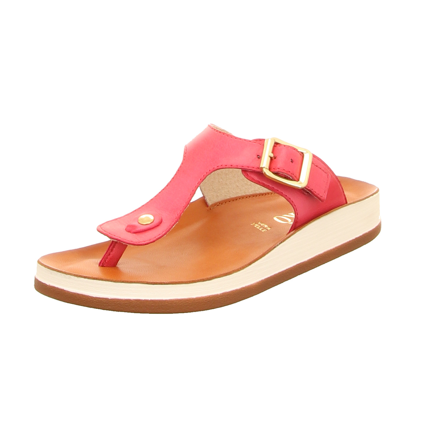 Marchesini Pantoletten rot rose/pink