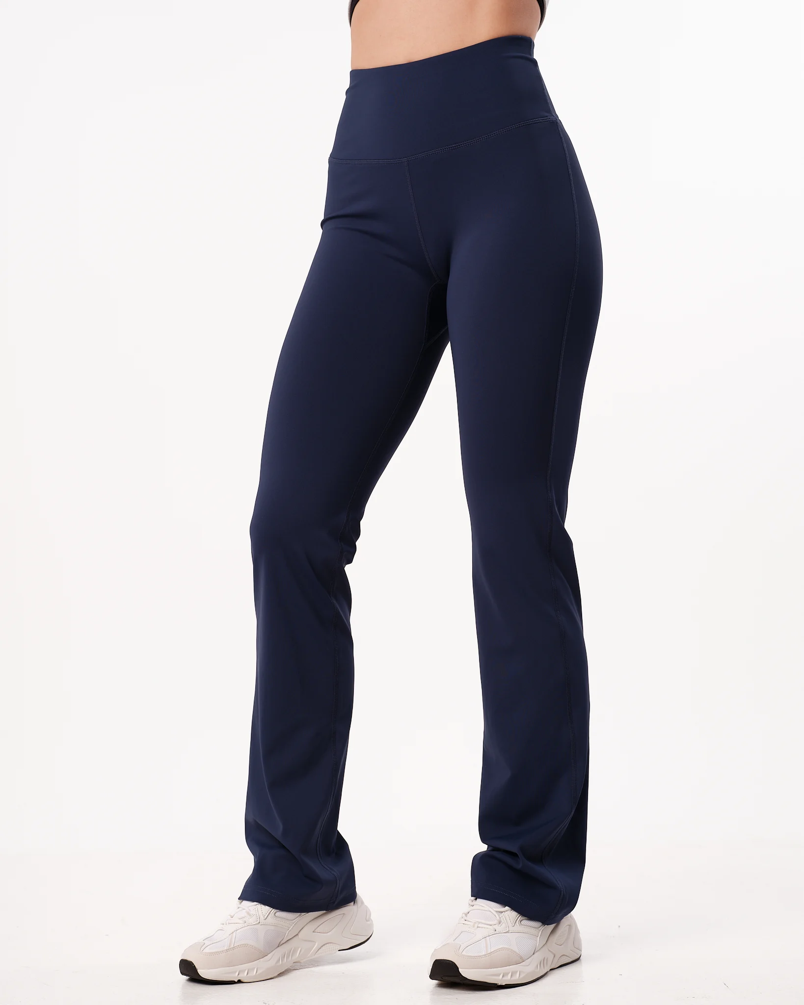 Bumpro Hero High Rise Flare Pants Navy Blue