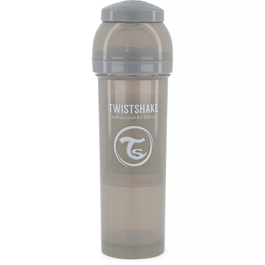 TWISTSHAKE Babyflasche Anti-Kolik 330 ml pastell grau