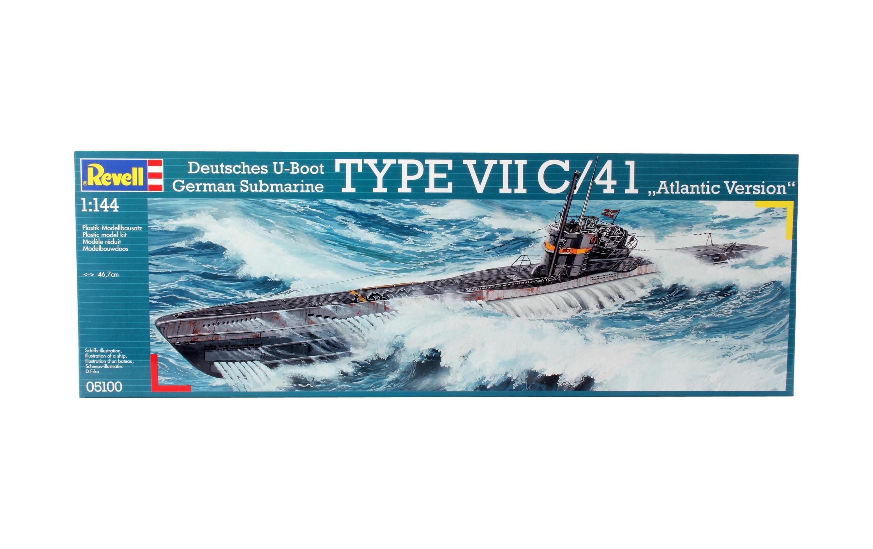 Bausatz Submarine TYPE VII C/41 1:144Kunststoff Modellbausatz