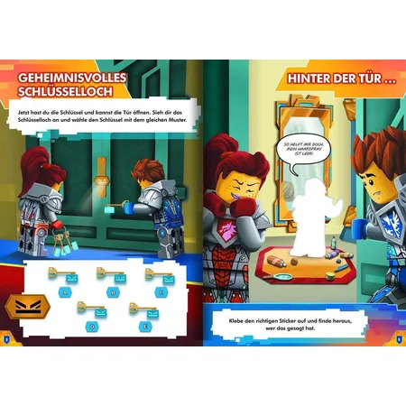 Ameet Verlag LEGO® NEXO KNIGHTS™ Ein Monster-Sticker-Rätselspaß: mit Stickern und Poster