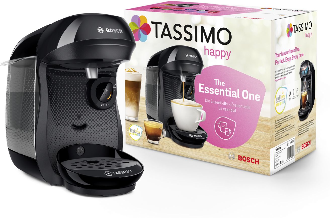 # PRODUTO RECONDICIONADO # TASSIMO HAPPY TAS1002N--B Máquina de Café Multibebidas
