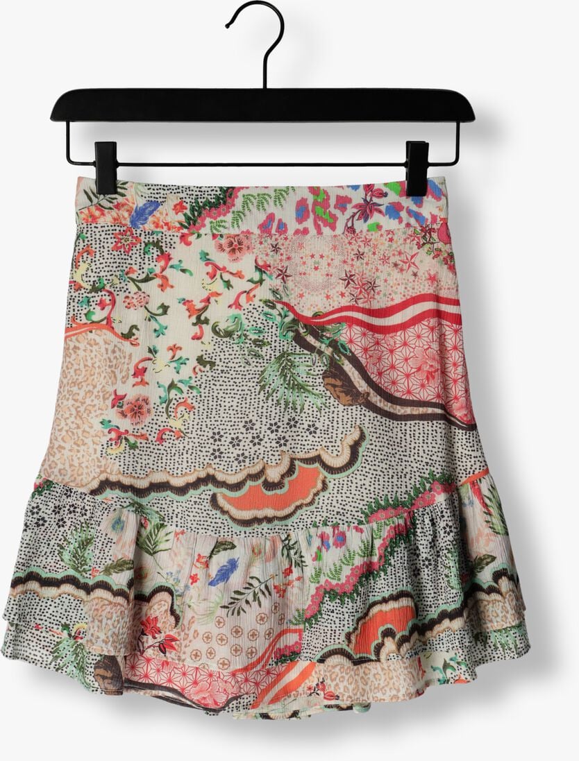 ALIX THE LABEL multi alix the label minirok ladies woven fancy mix skirt