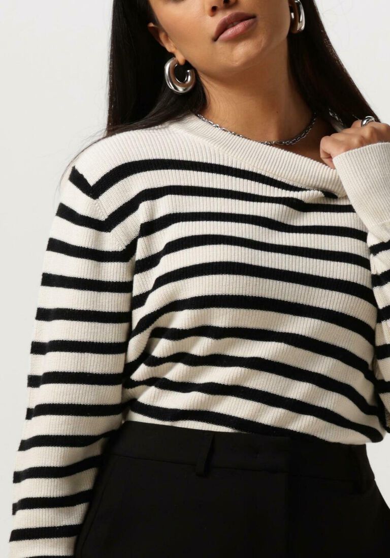 LOLLYS LAUNDRY witte lollys laundry trui swanll jumper ls