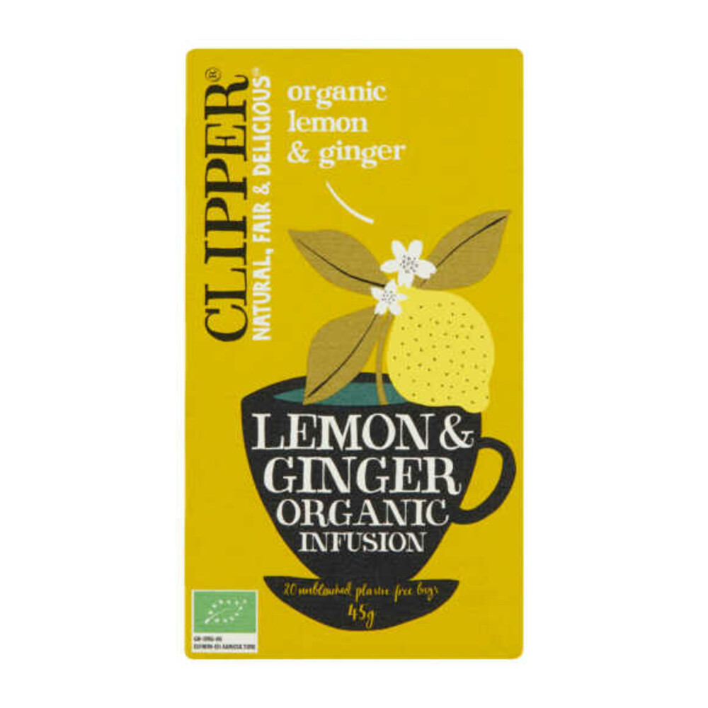 Clipper Thee Lemon & Ginger20 stuks