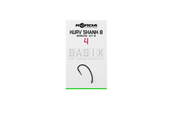 Korda Basix Hameçon carpe Kurv sans ardillon (10 pièces)