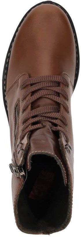 Rieker Veterschoenen Hoog cognac