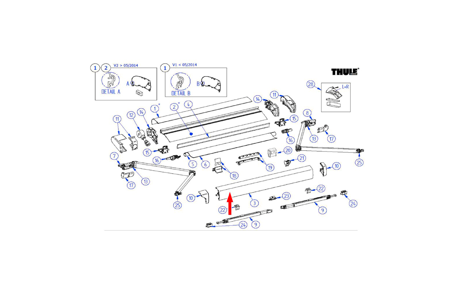 Thule Frontblende