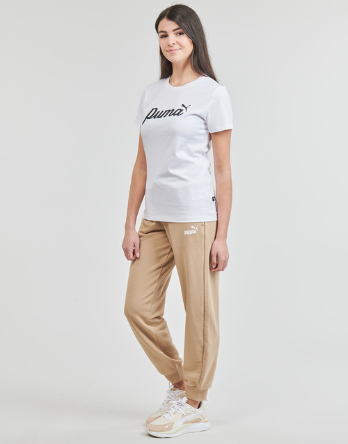 Puma - ESS+ BLOSSOM SCRIPT TEE - Blanc