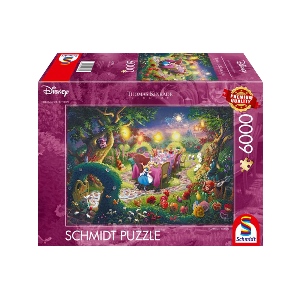 Puzzle Disney Kinkade - Tea Party du Chapelier Fou - 6000 pièces