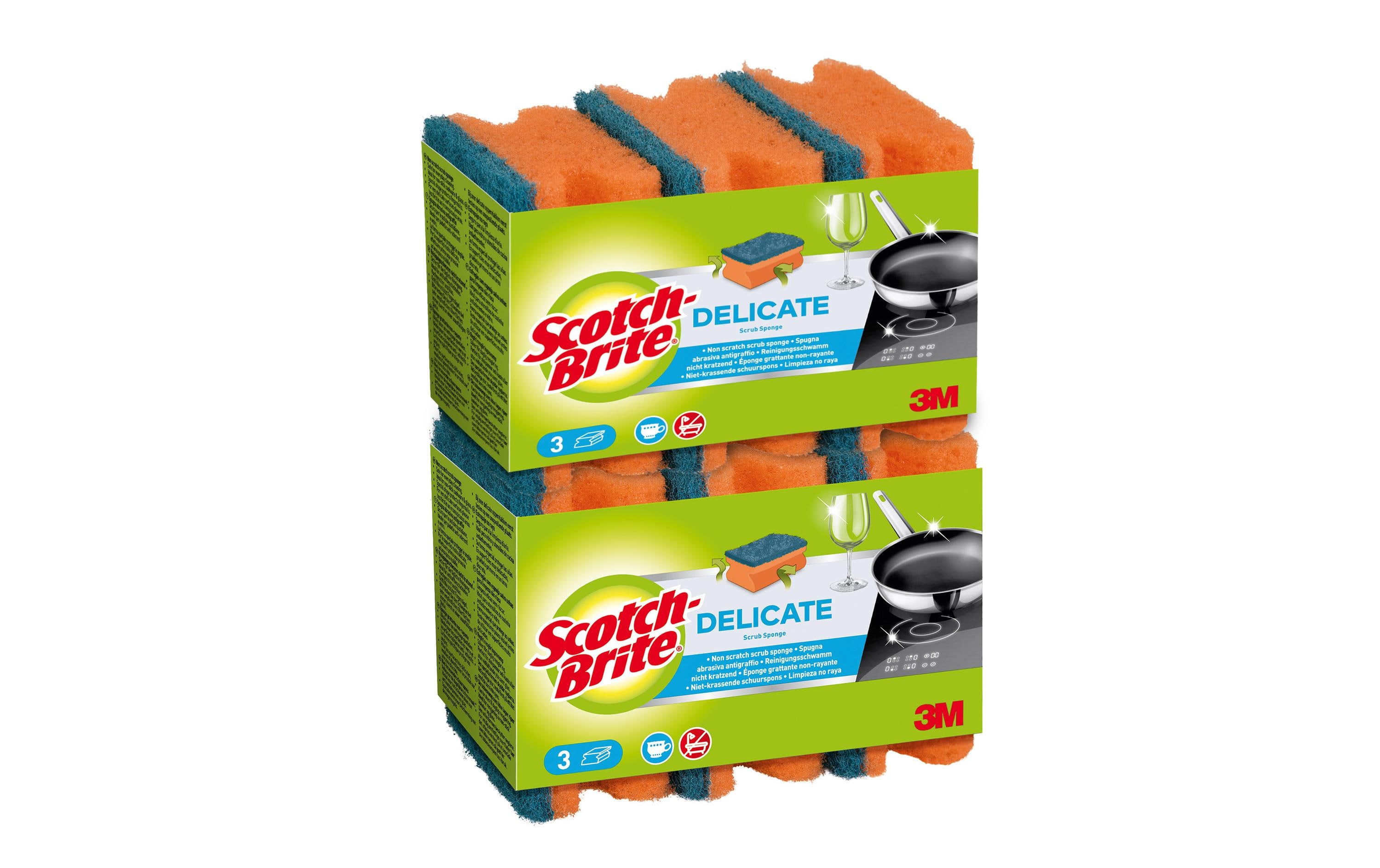 Schwamm Scotch-Brite Delicate 6 StückScotch Reinigungsschwamm