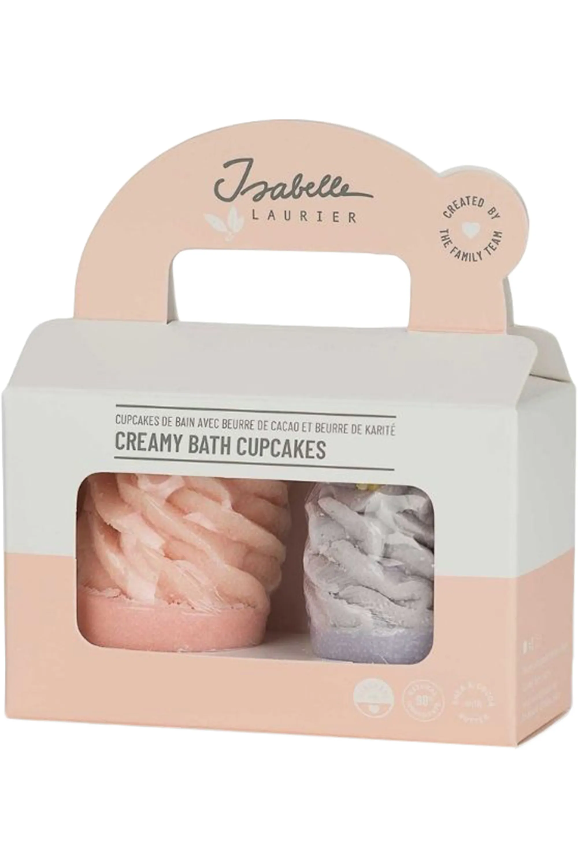 Isabelle Laurier Coffret de 2 boules de bain Cupcake-140 g