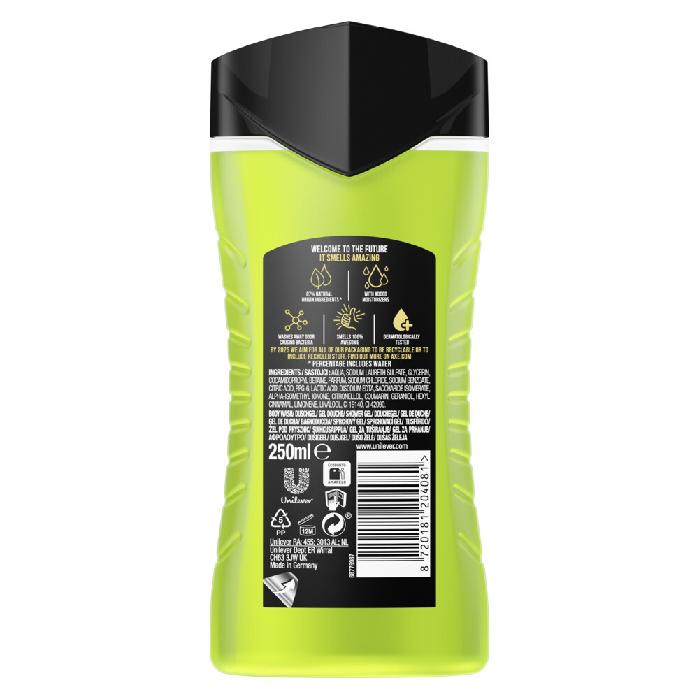 6x Axe 3-in-1 Douchegel Epic Fresh 250 ml