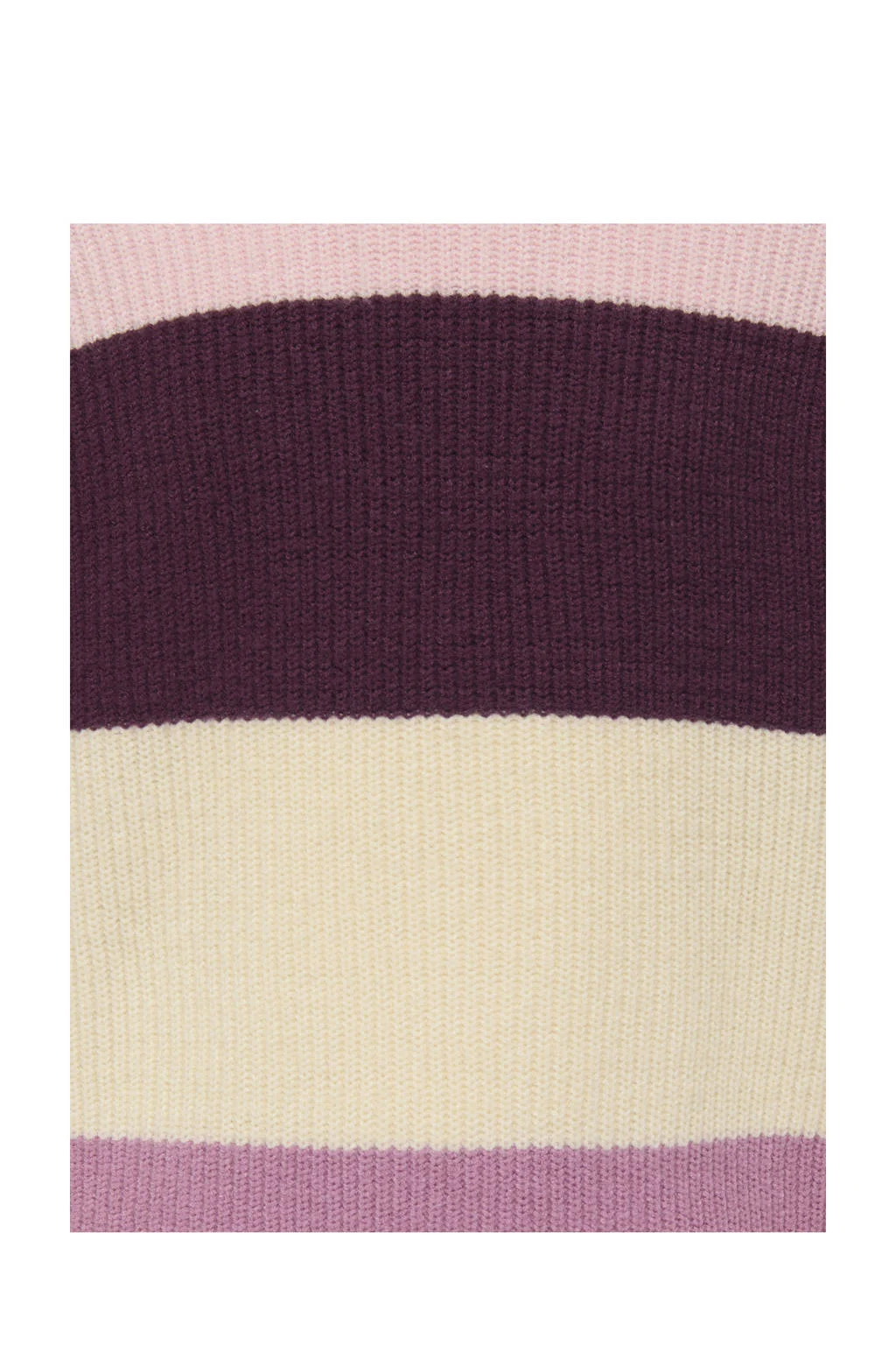KIDS ONLY GIRL trui gebreid donkerrood/roze/ecru