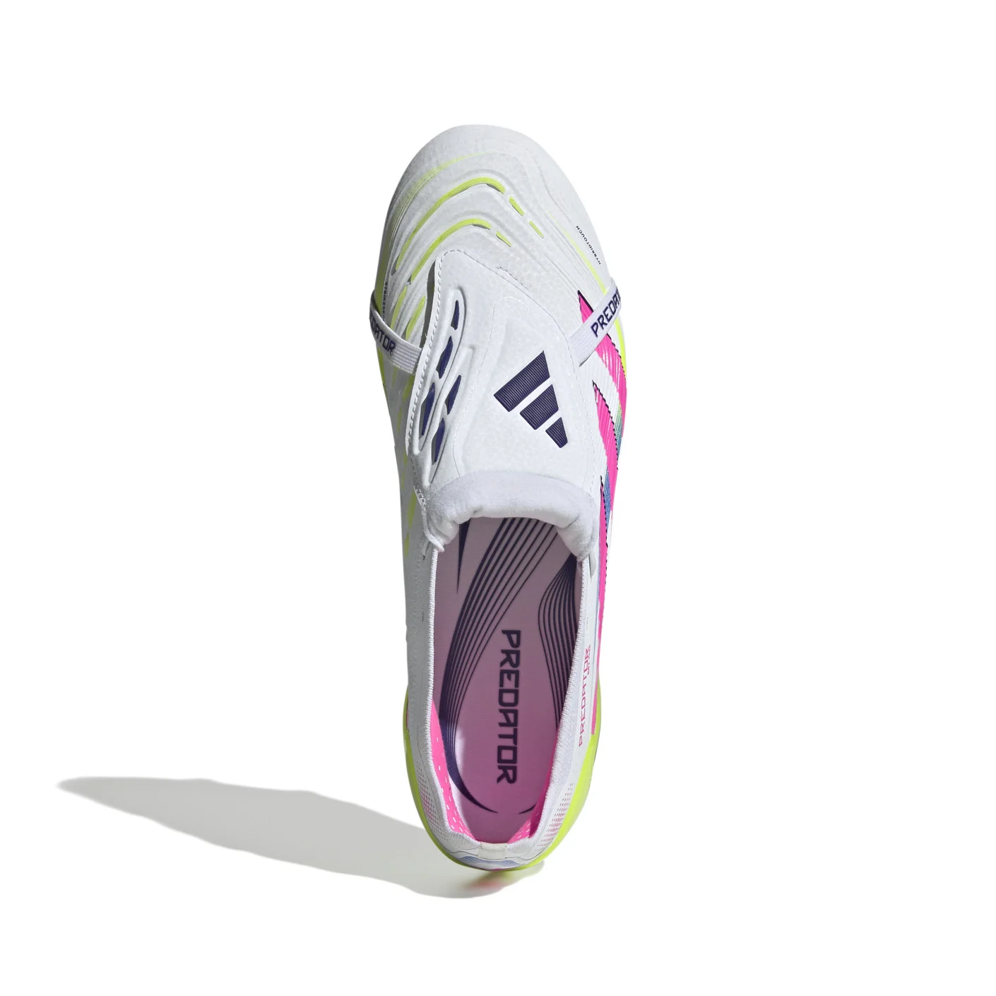 Adidas Predator Elite FT Gras Voetbalschoenen (FG) Wit Roze Neongeel