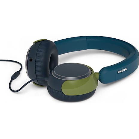 Philips TAK2000CT/00 Kids On-Ear hovedtelefoner - blå